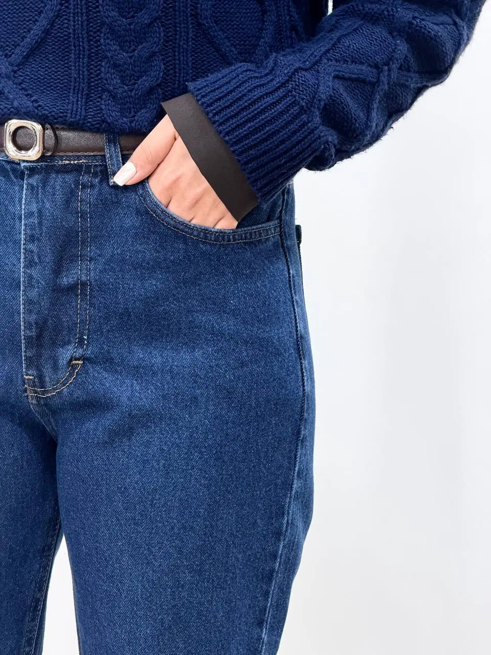 شلوار جین واید کات رزا